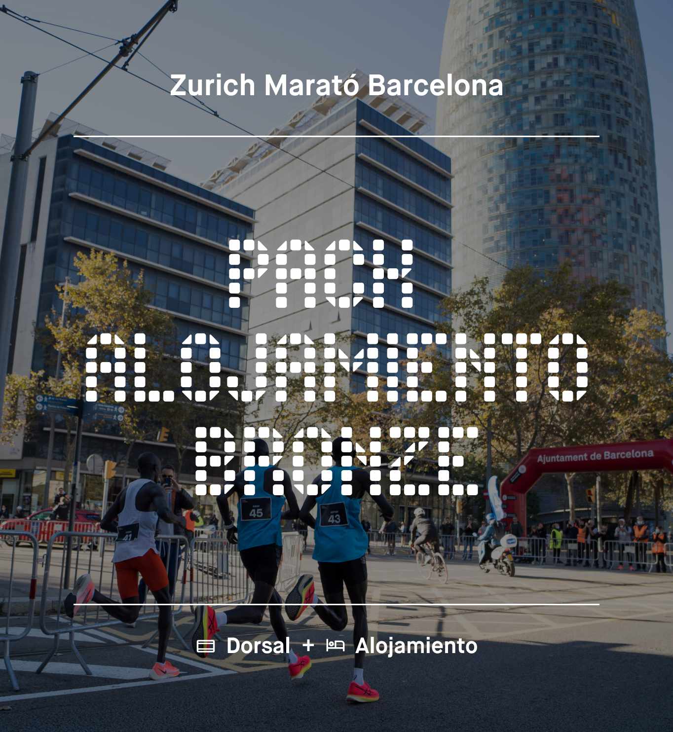 Zurich Marato Barcelona hotel pack dorsal